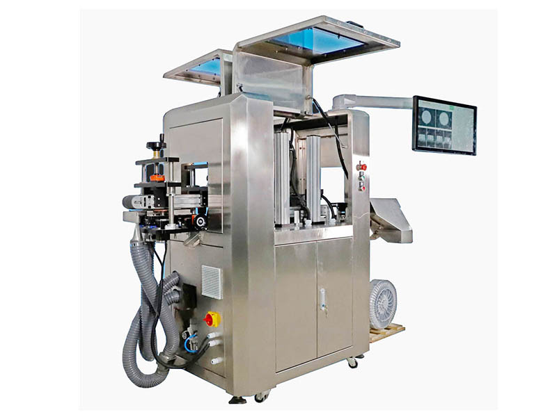appearance defect inspection machine for plastic closures