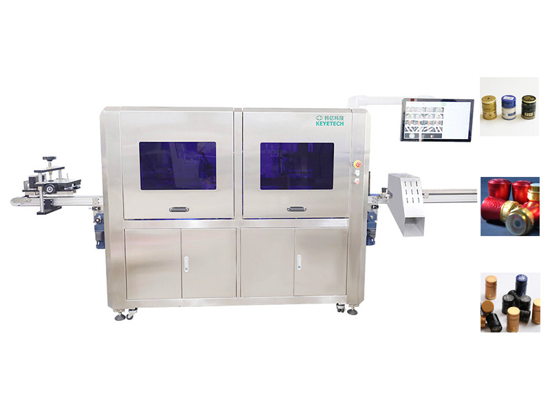 alcohol bottle caps visual inspection machine